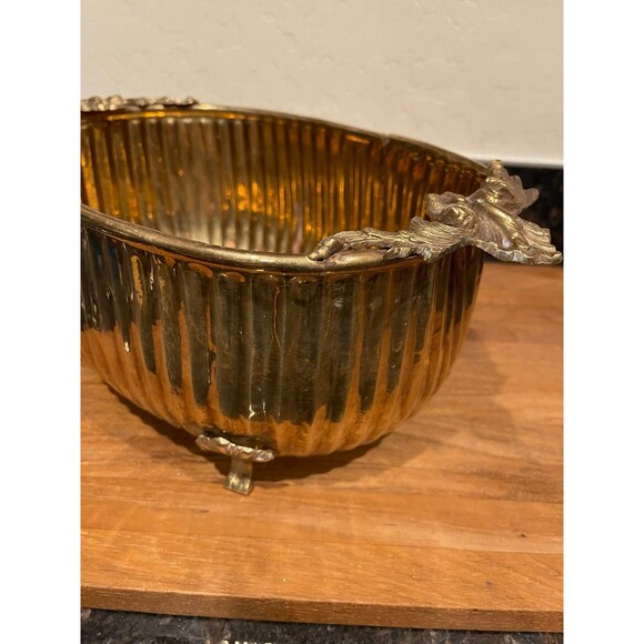 Vintage brass planter - Picture 9 of 10